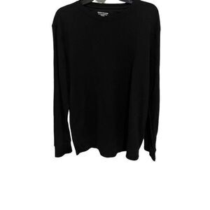Amazon Essentials Men’s Black Long Sleeve Thermal Shirt X-Large